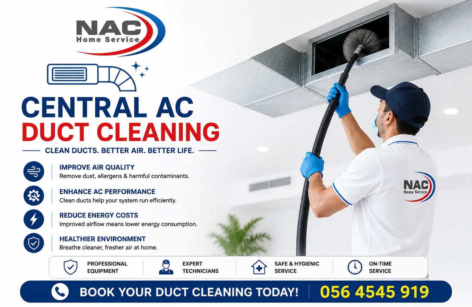 Central AC / Duct Cleaning banner